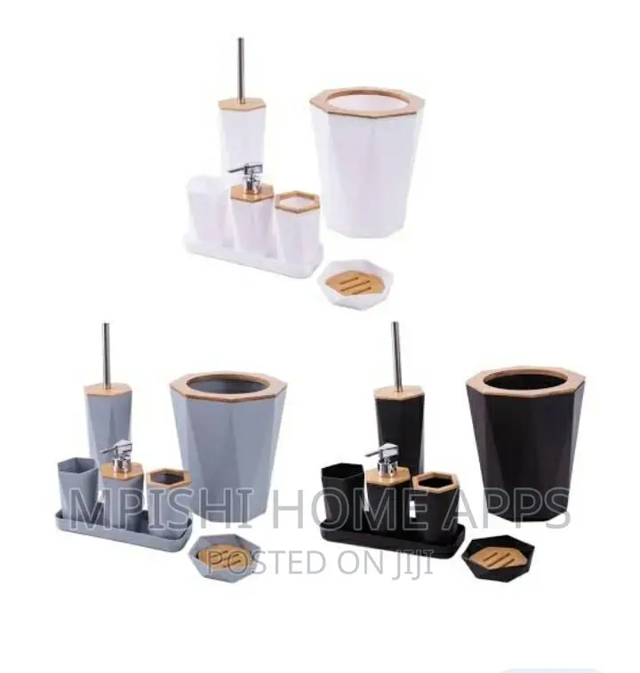 6pcs Bathroom Organizer Set