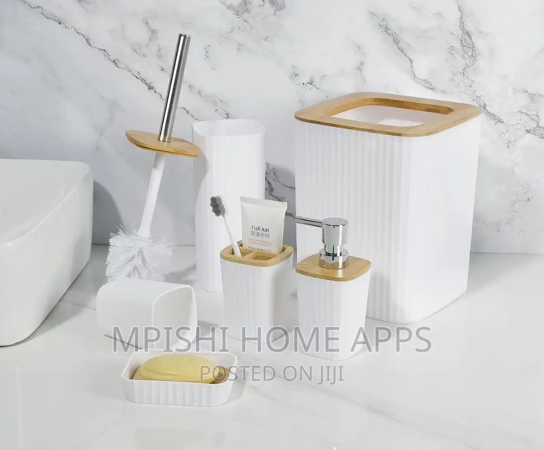 6pcs Bathroom Organizer Set