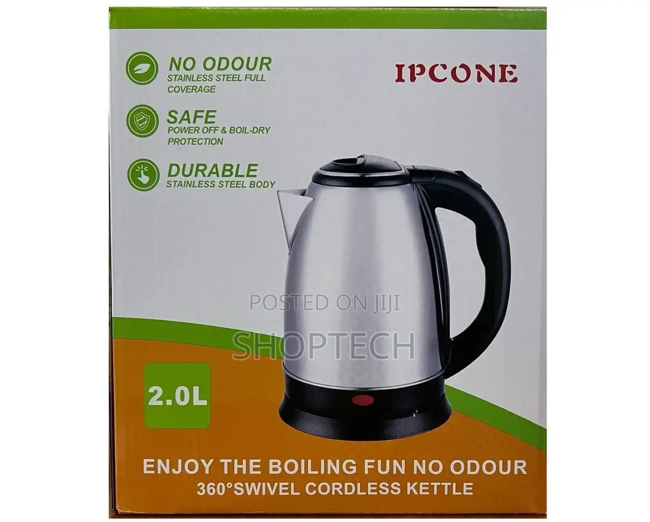 Ipcon 2ltr Stainless Electric Kettle