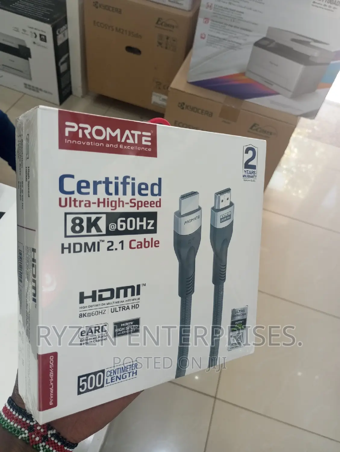 Promate HDMI to HDMI 2.1 Cable/ HDMI Cable 5m Promate