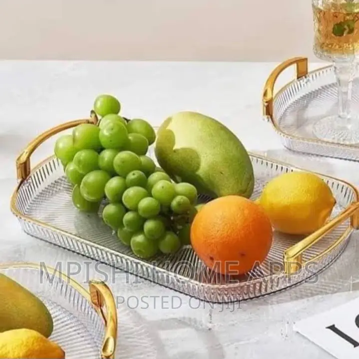 Acrylic 3pc Tray Set