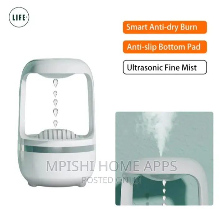 Anti Gravity Water Droplets Humidifier 500 Ml