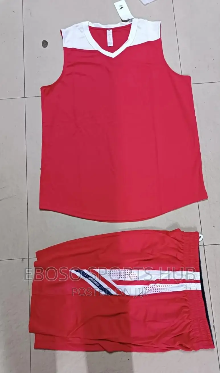 Red Imported Quality Basketball Jerseys