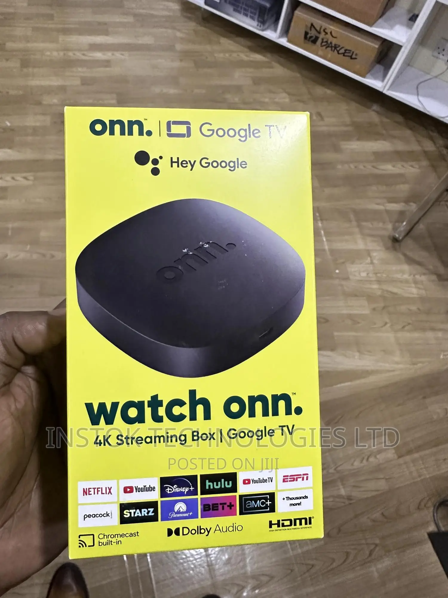 Onn.Google TV Streaming Box With Chromecast