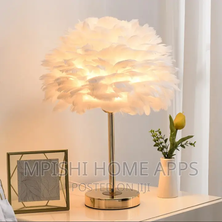 LED Modern Feather Light