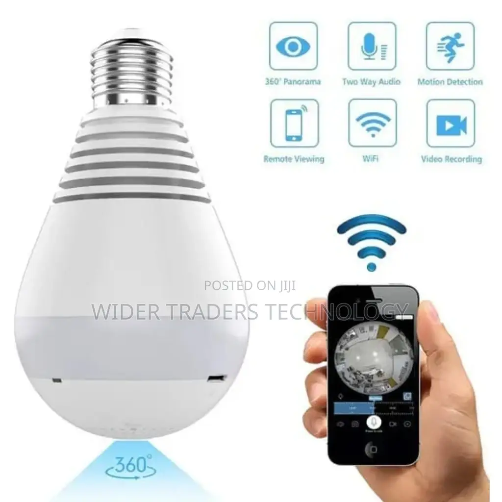 Home Security Wifi Bulb Camera