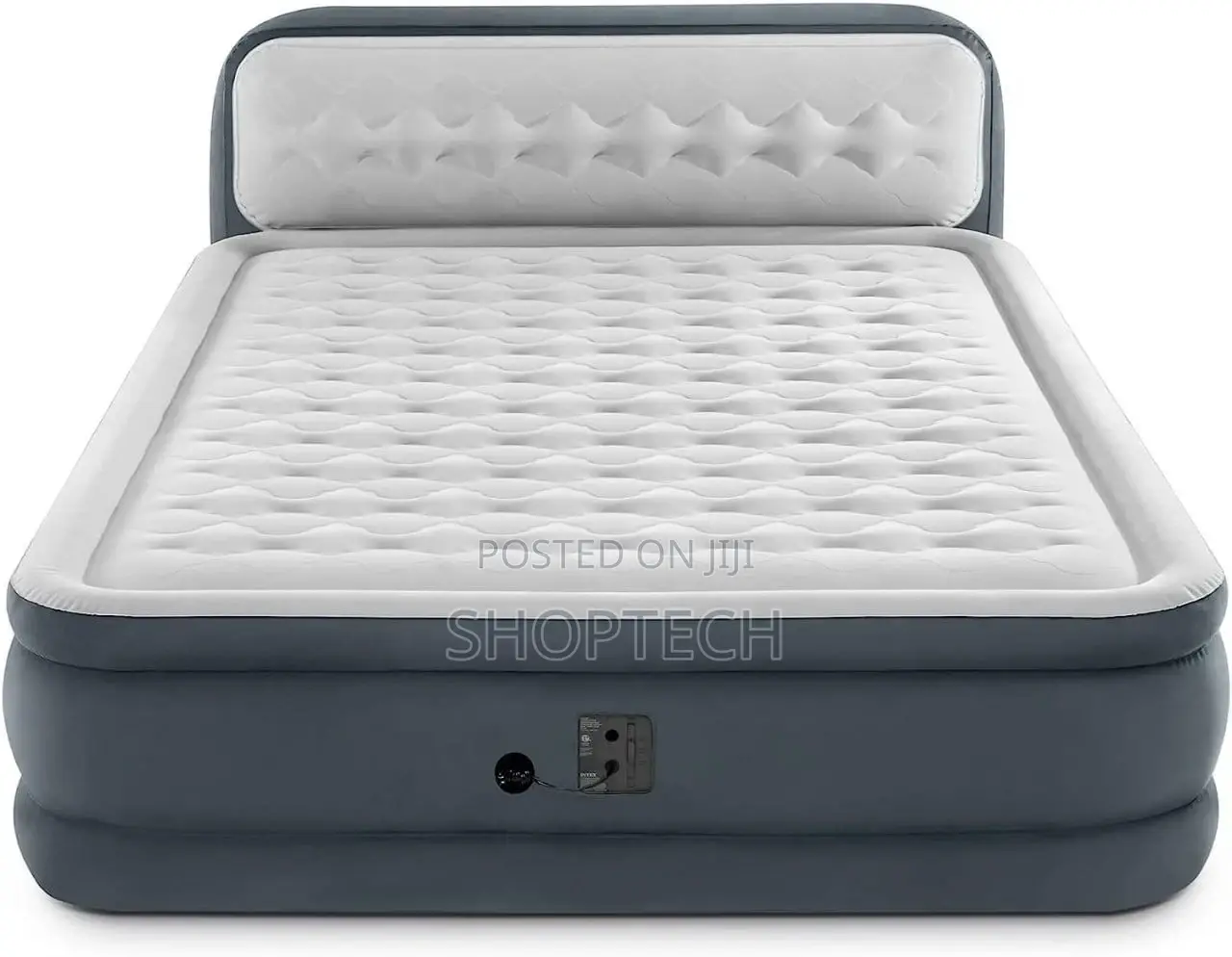 *Intex Dura Beam Airbed With Inbuilt Electric Pump