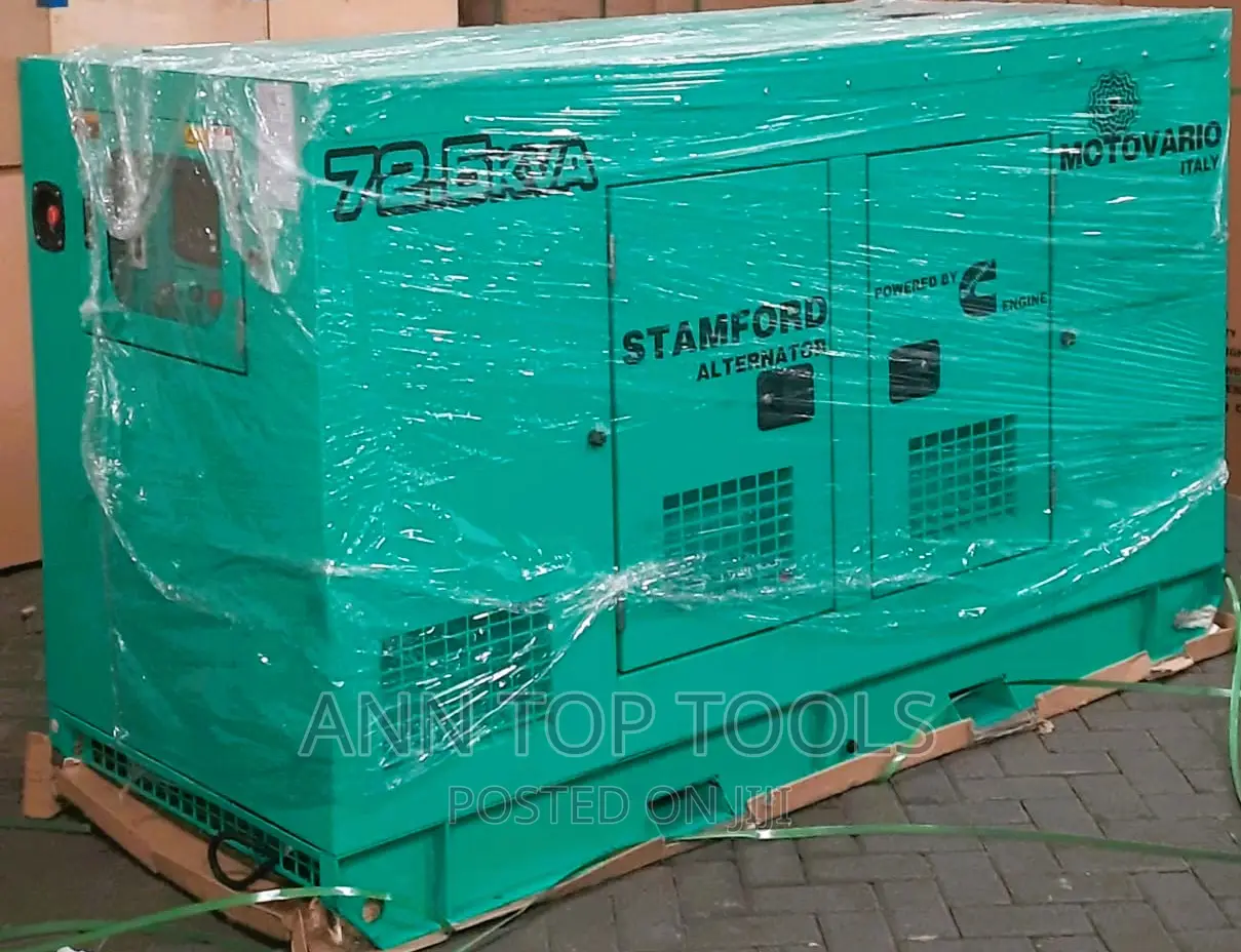 Cummins Generator With Stamford Alternator 72.5kva