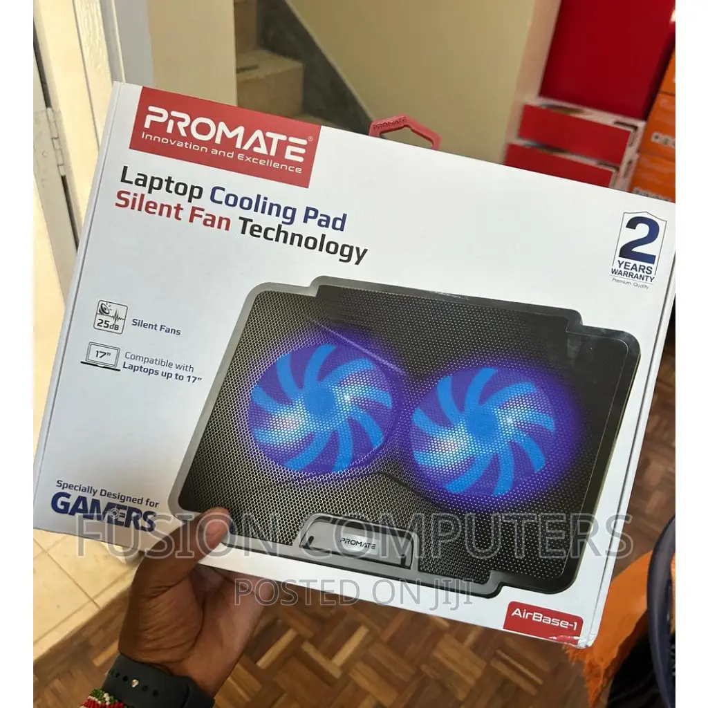 PROMATE Laptop Cooling Pad With Silent Fan Technology