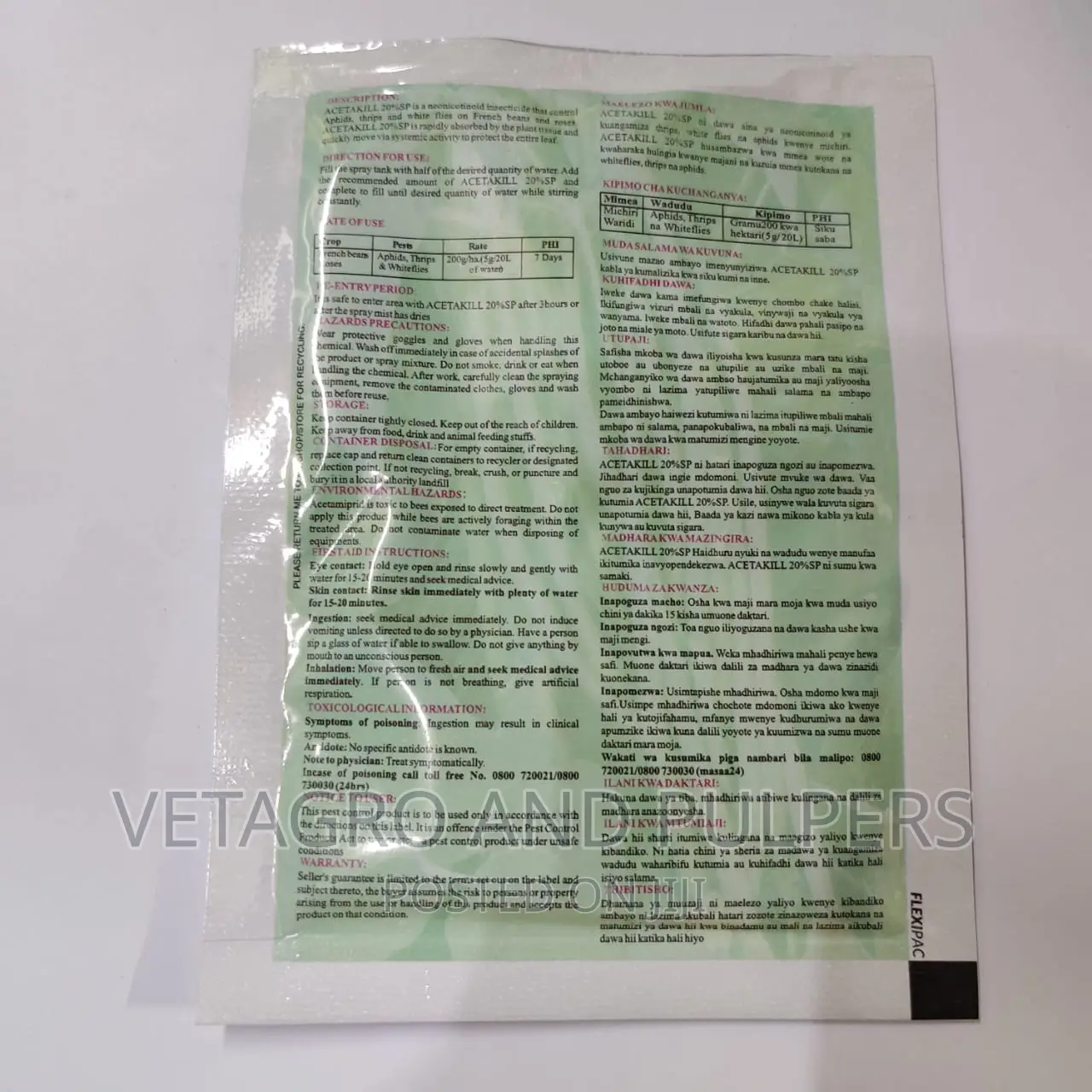 Acetakill 20 Sp Insecticide