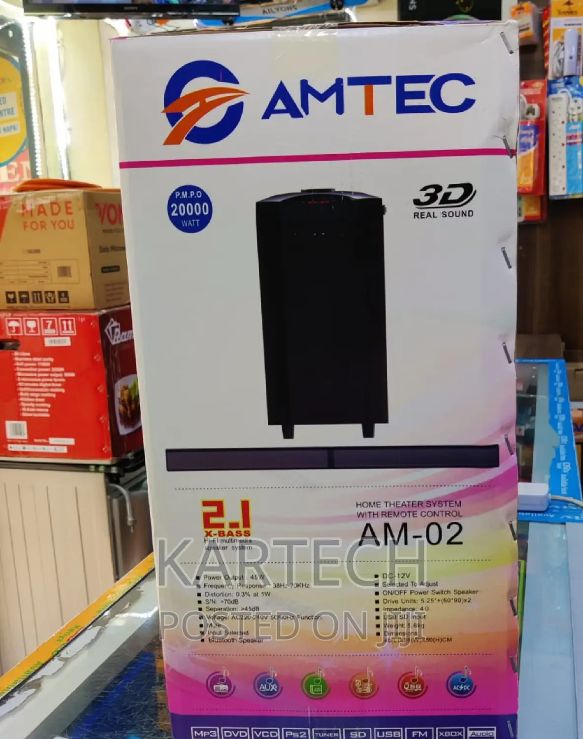 Amtec 02 Soundbar Sound System