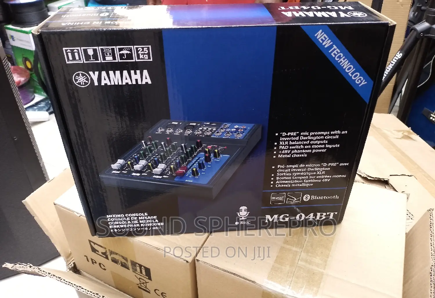 Yamaha MG-04BT 4 Channel Plain Mixer