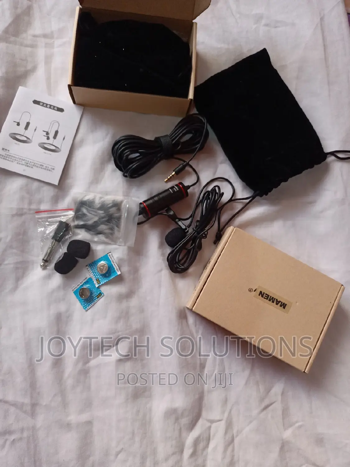MAMEN LAVALIER Microphone Clip-on Tube Lapel Mic