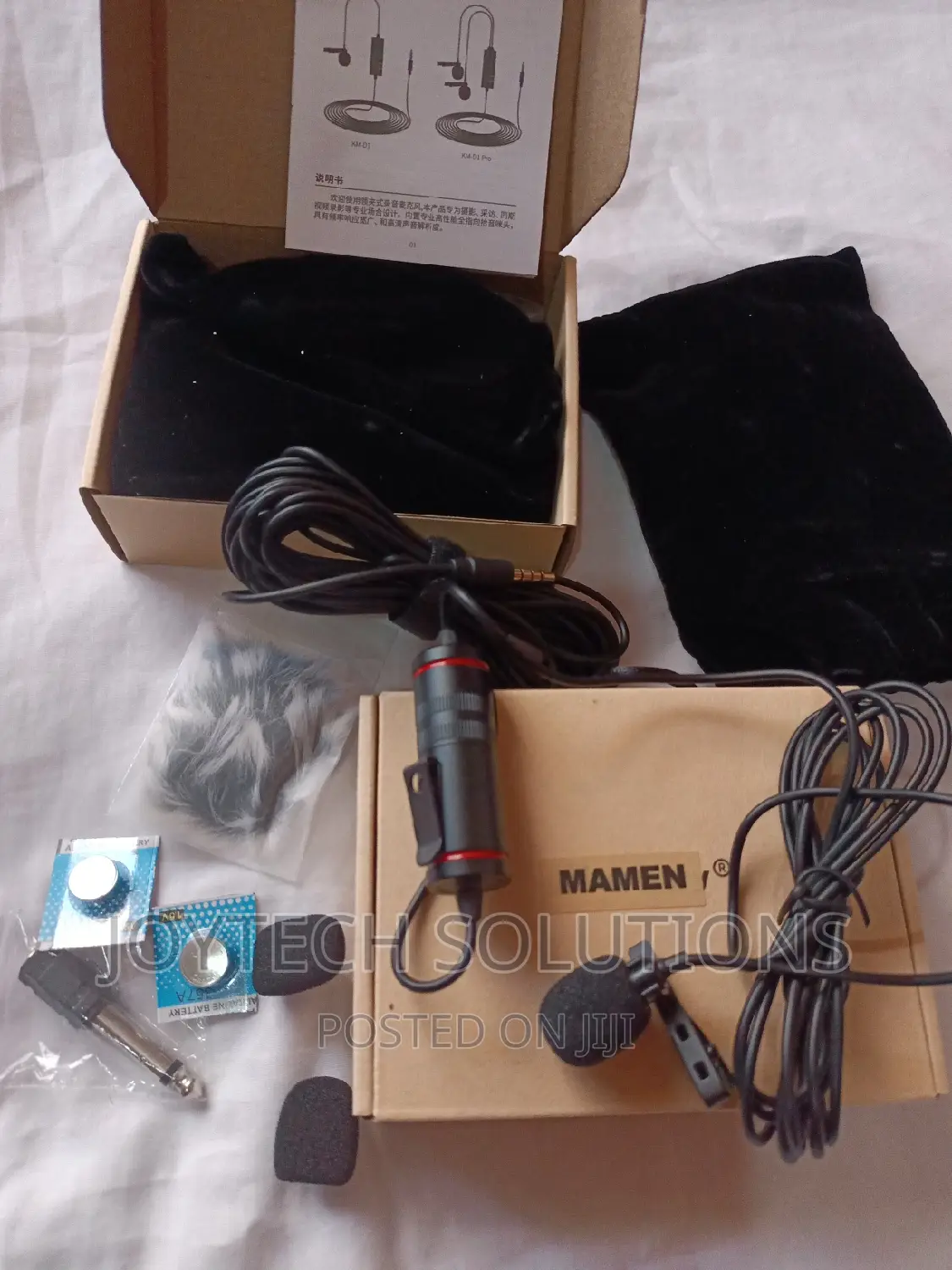 MAMEN LAVALIER Microphone Clip-on Tube Lapel Mic