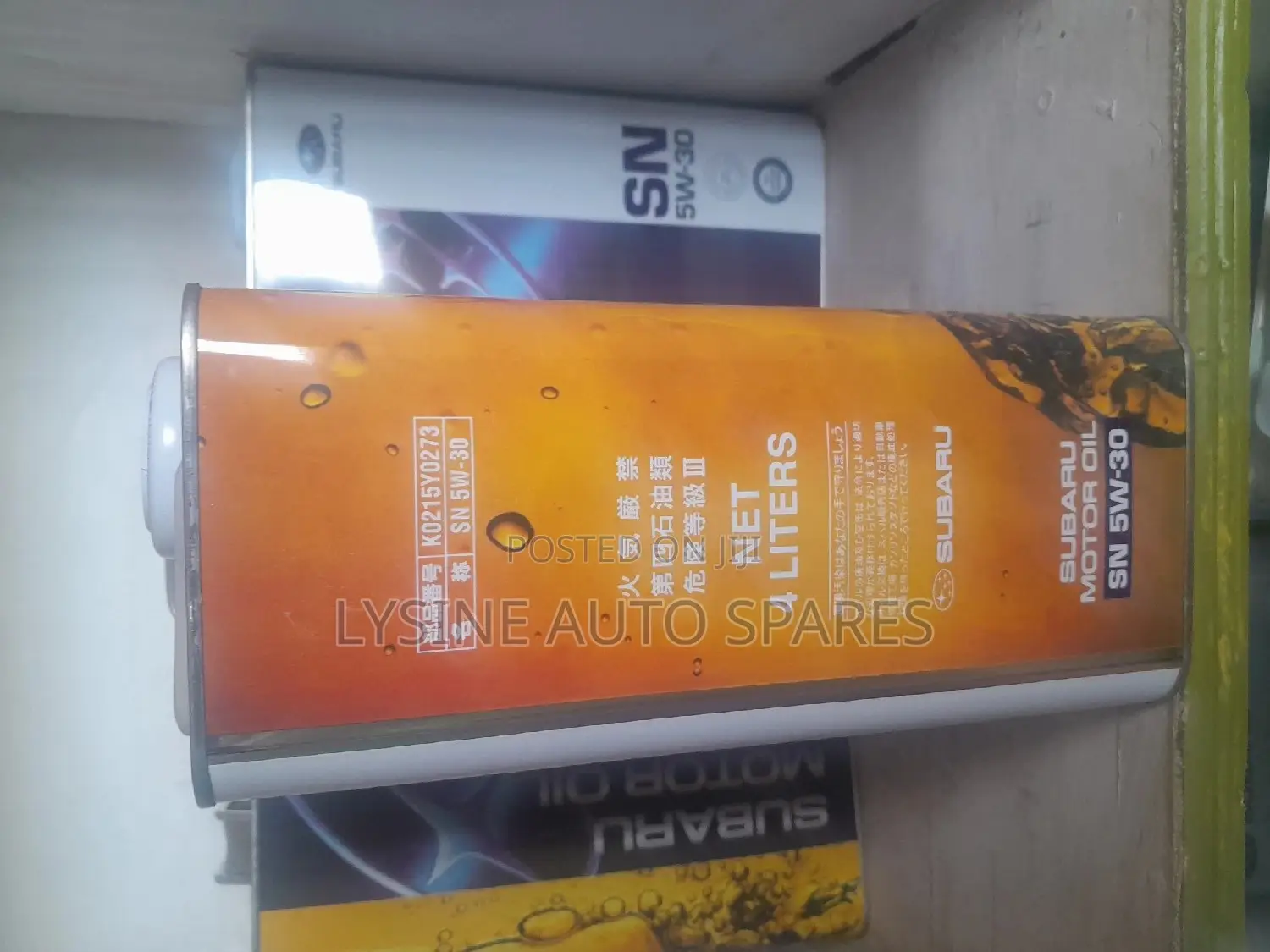 Subaru Sn 5w-30 4l Engine Oil