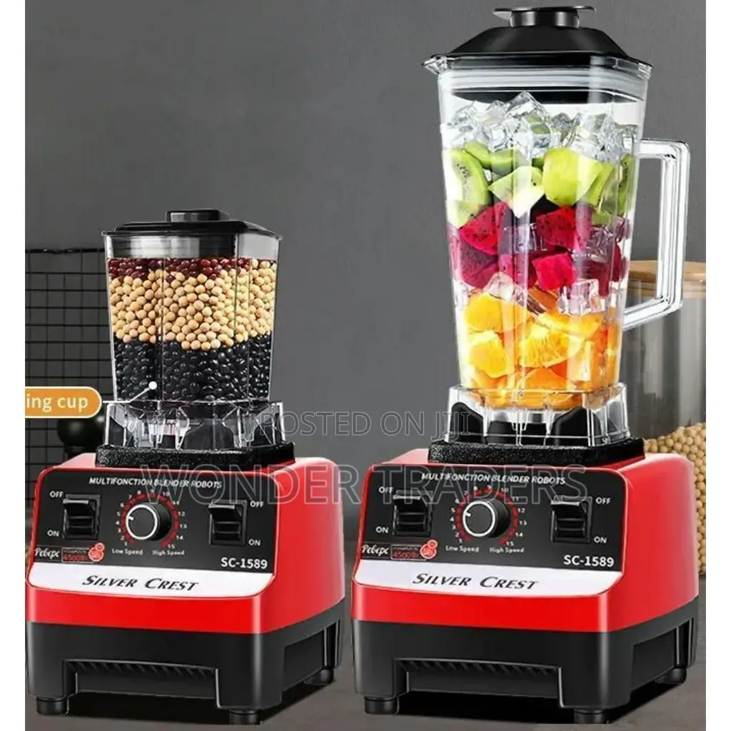 2 in 1 Silver Crest Blender