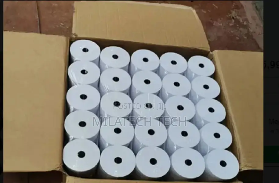 Low-Cost POS Thermal Rolls 80mm*80mm (50 Rolls) / Box
