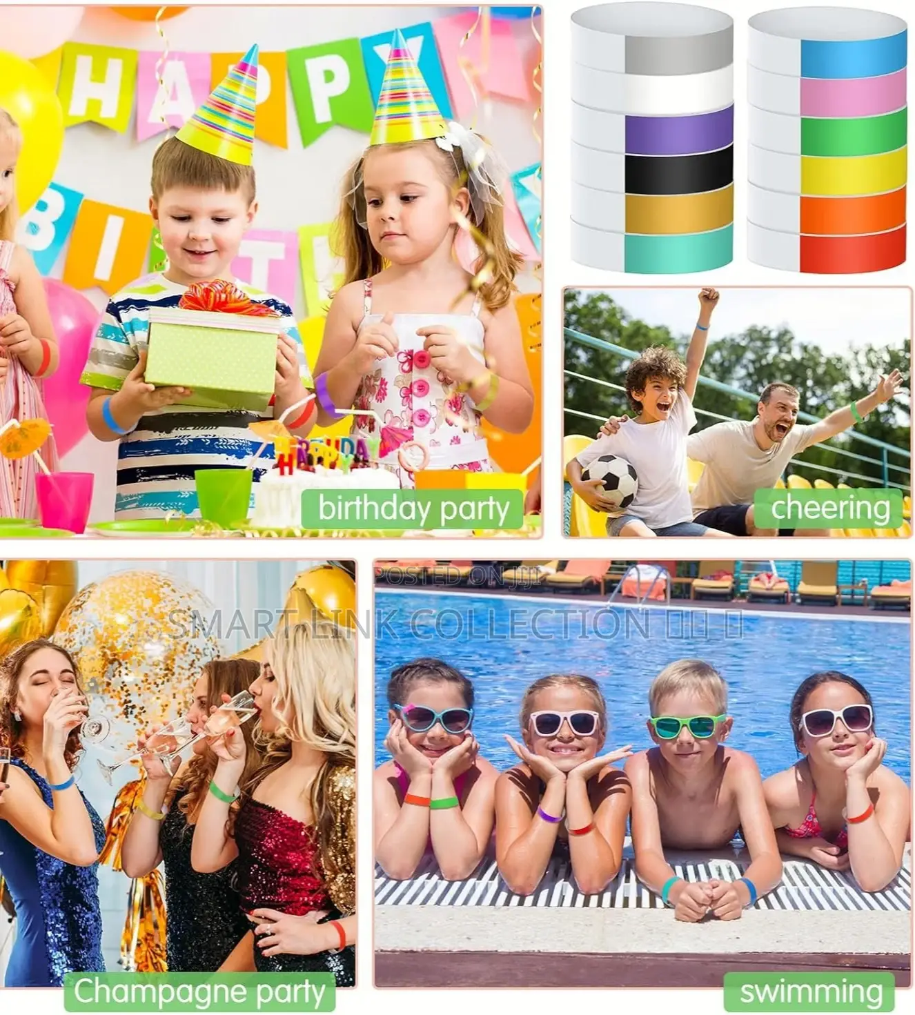✓ Party/ Event/Swimming Wristbands