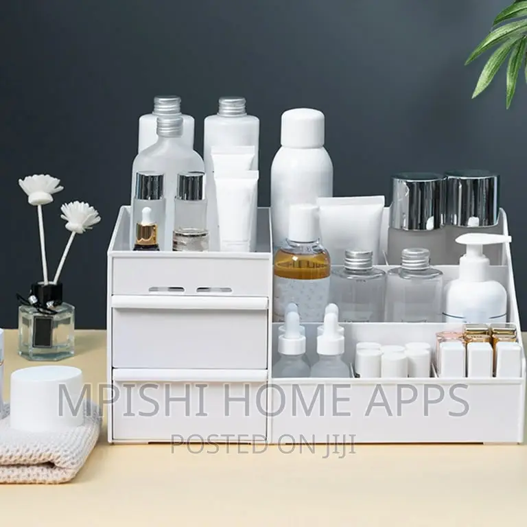 Plastic Desktop Organizer With Mini Drawers