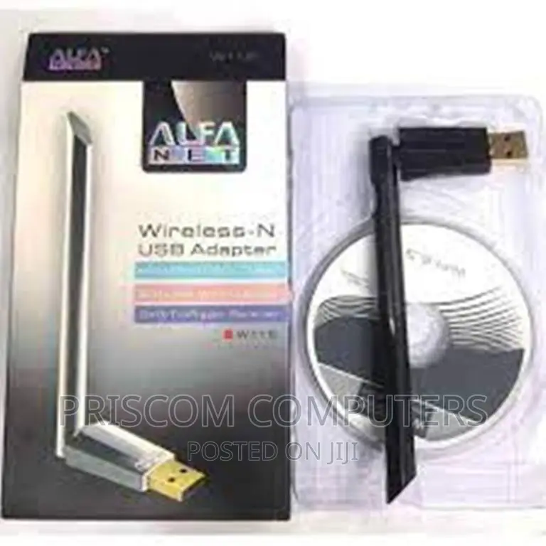 Alfa USB Wireless Adapter With Antenna, Alfa Wifi Adapter