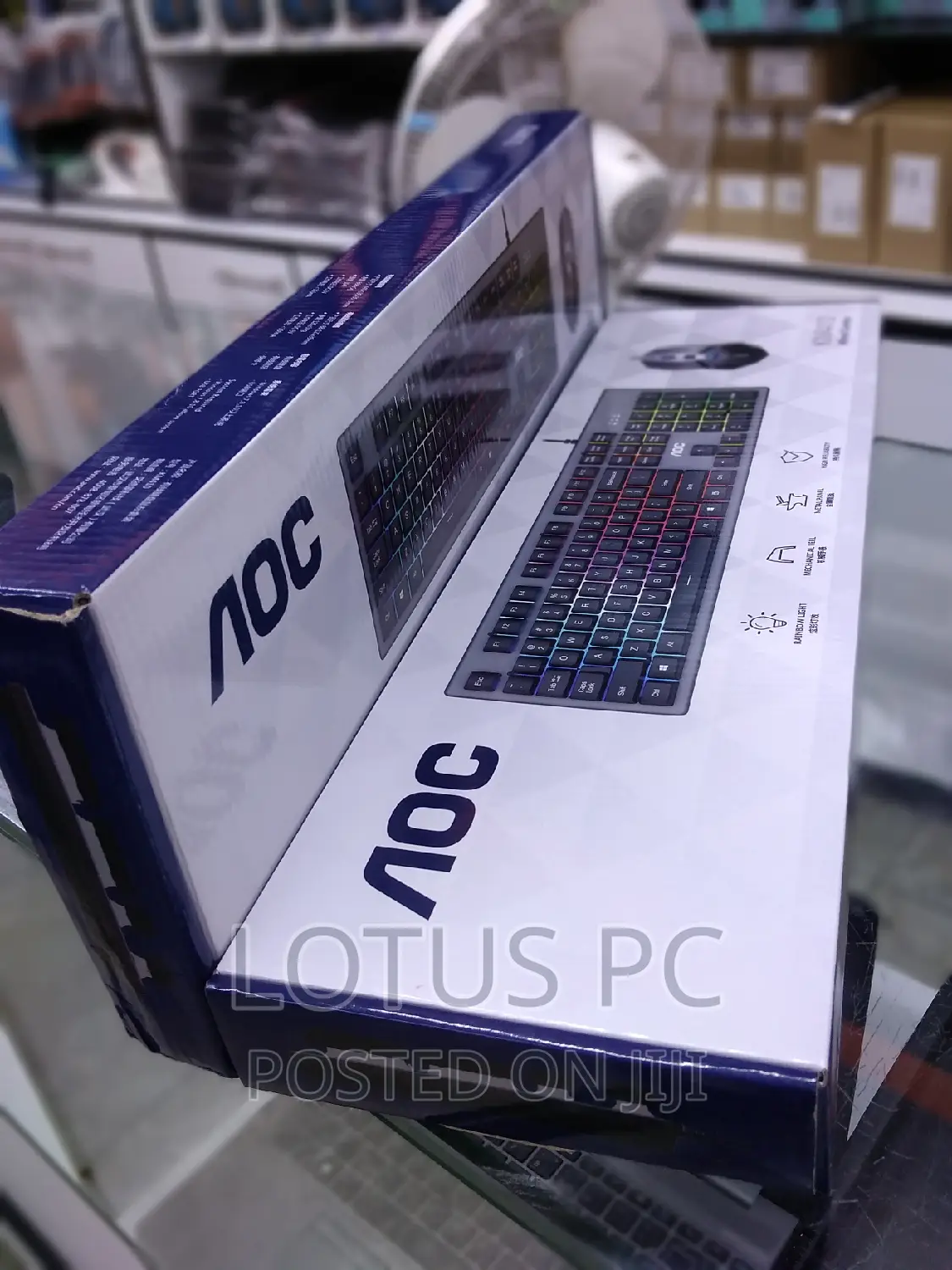 Aoc Km 410 Wired Mouse Keyboard Gaming Backlit