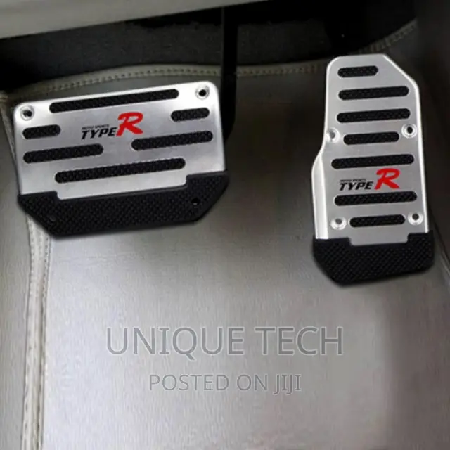 Type-R - Racing Car Pedal Covers Automatic - Silver