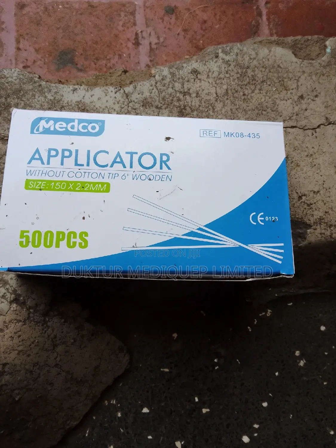 Wooden Applicators Without Cotton Tip, 6"