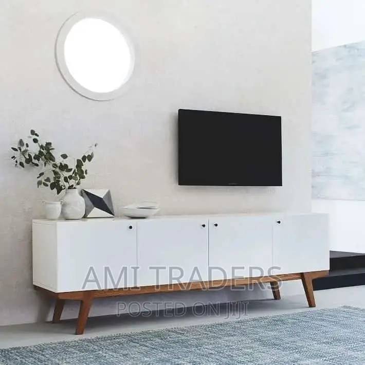 White Luxury Tv Stand (6ft)