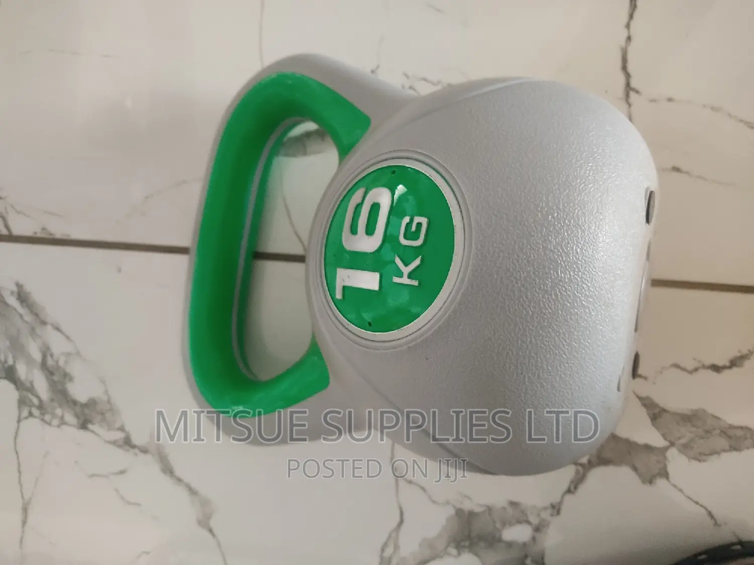 Exercise Kettle Bell 16kg- Grey Green