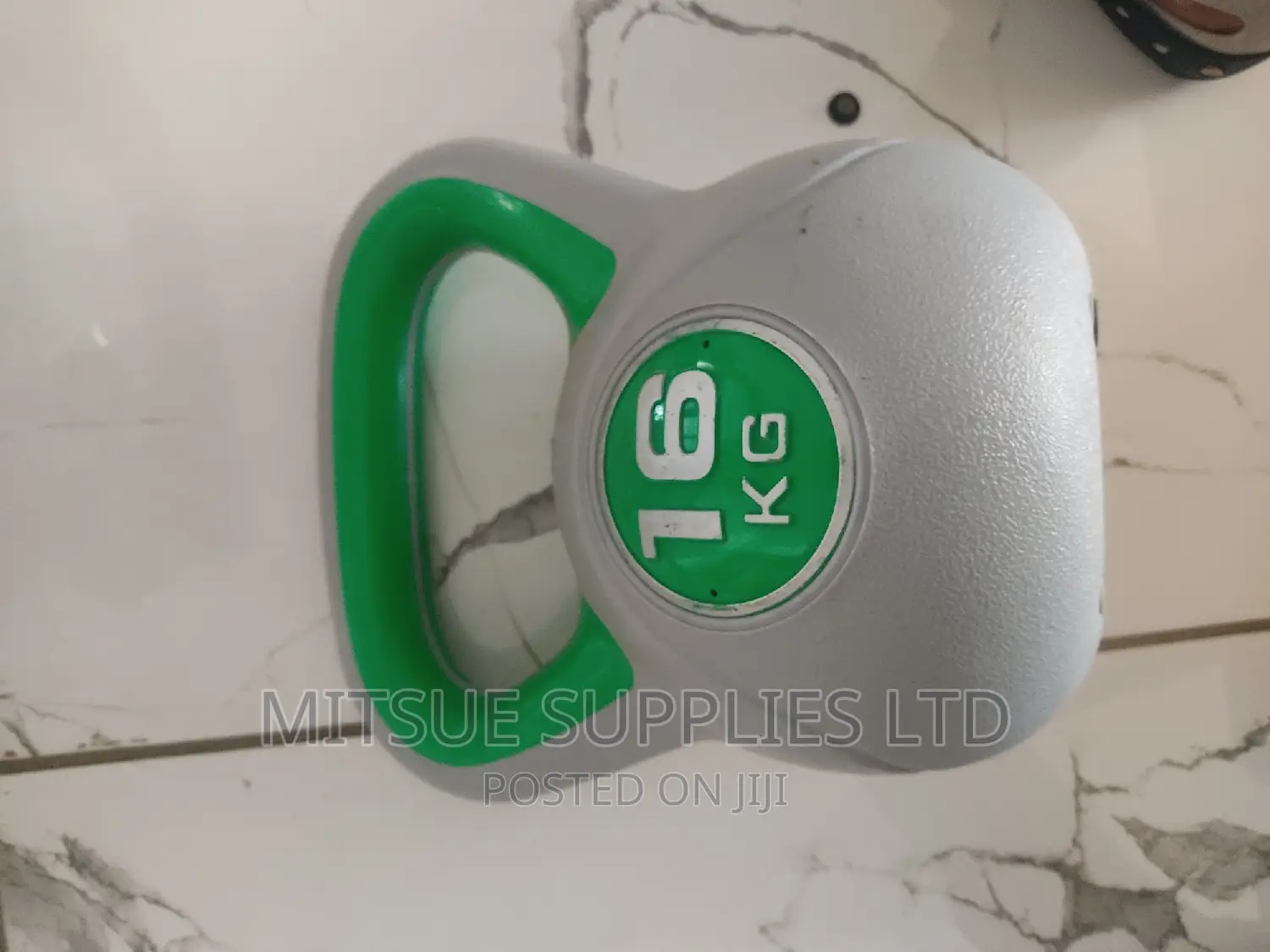 Exercise Kettle Bell 16kg- Grey Green