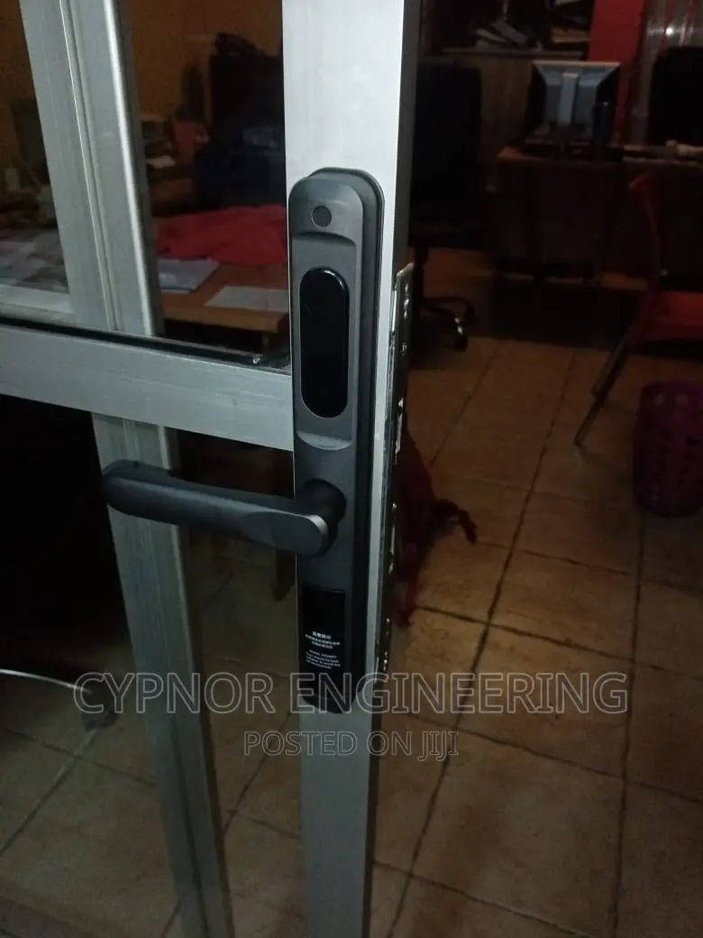Smart Biometric Lock for Glass and Aluminium Frame Door