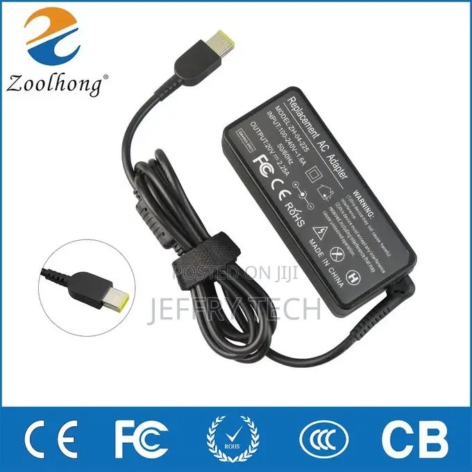 Laptop Ac Adapter Charger 20V 2.25A 45W for Lenovo Thinkpad