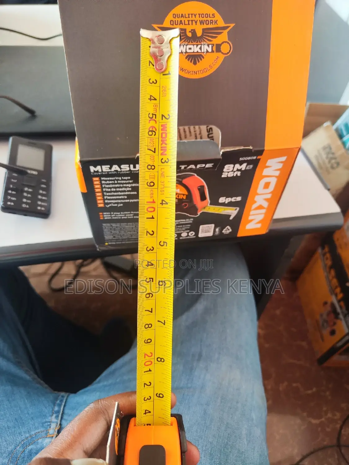 Wokin Measuring Tape 8m Tape Measure Heavy Duty Quality