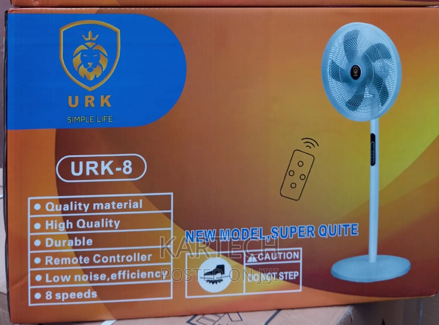 Urk 16 Inches Standing Fan
