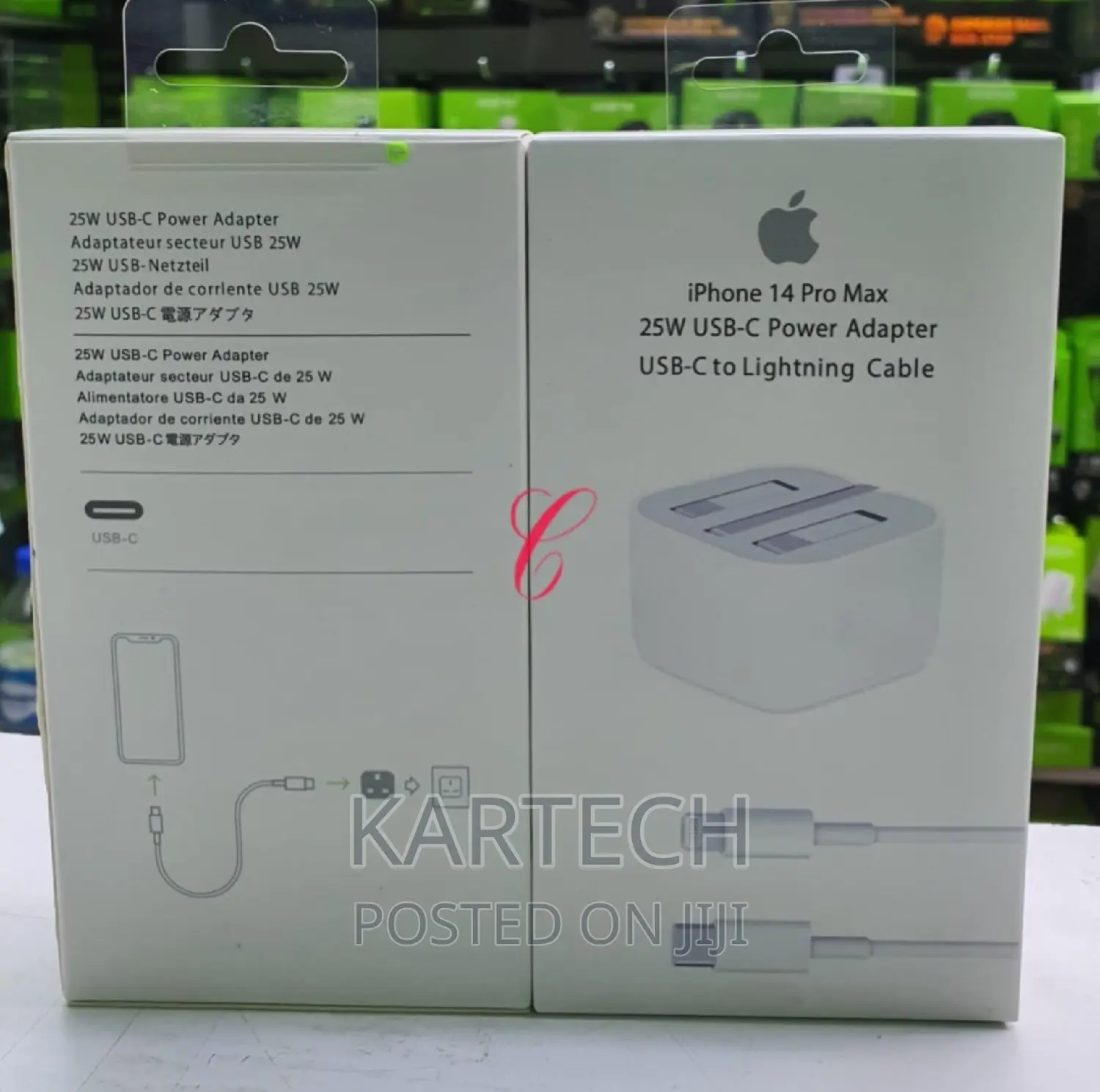 Apple Power Adapters 25W With USB C to Lightning Cable