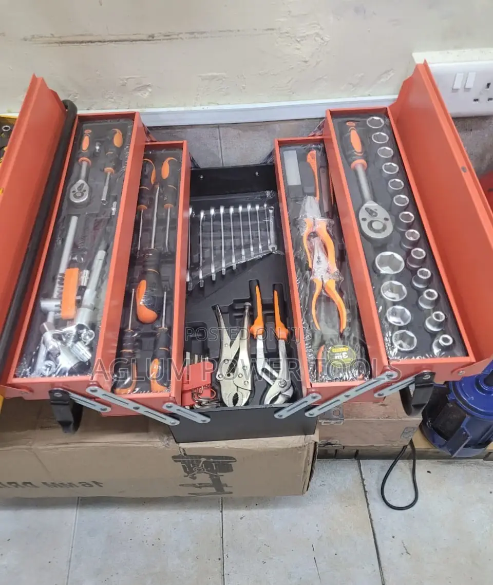 82 Pieces Mechanical Wrench Tool Set