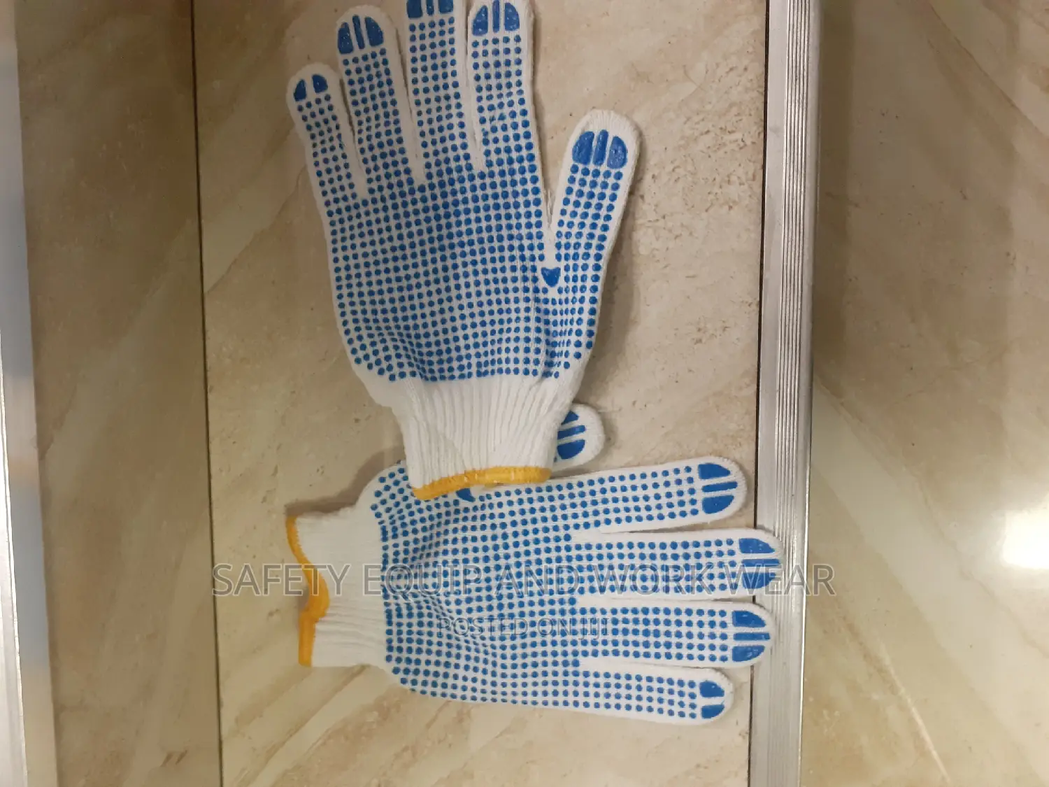 Buy Single Side Cotton Dotted Gloves