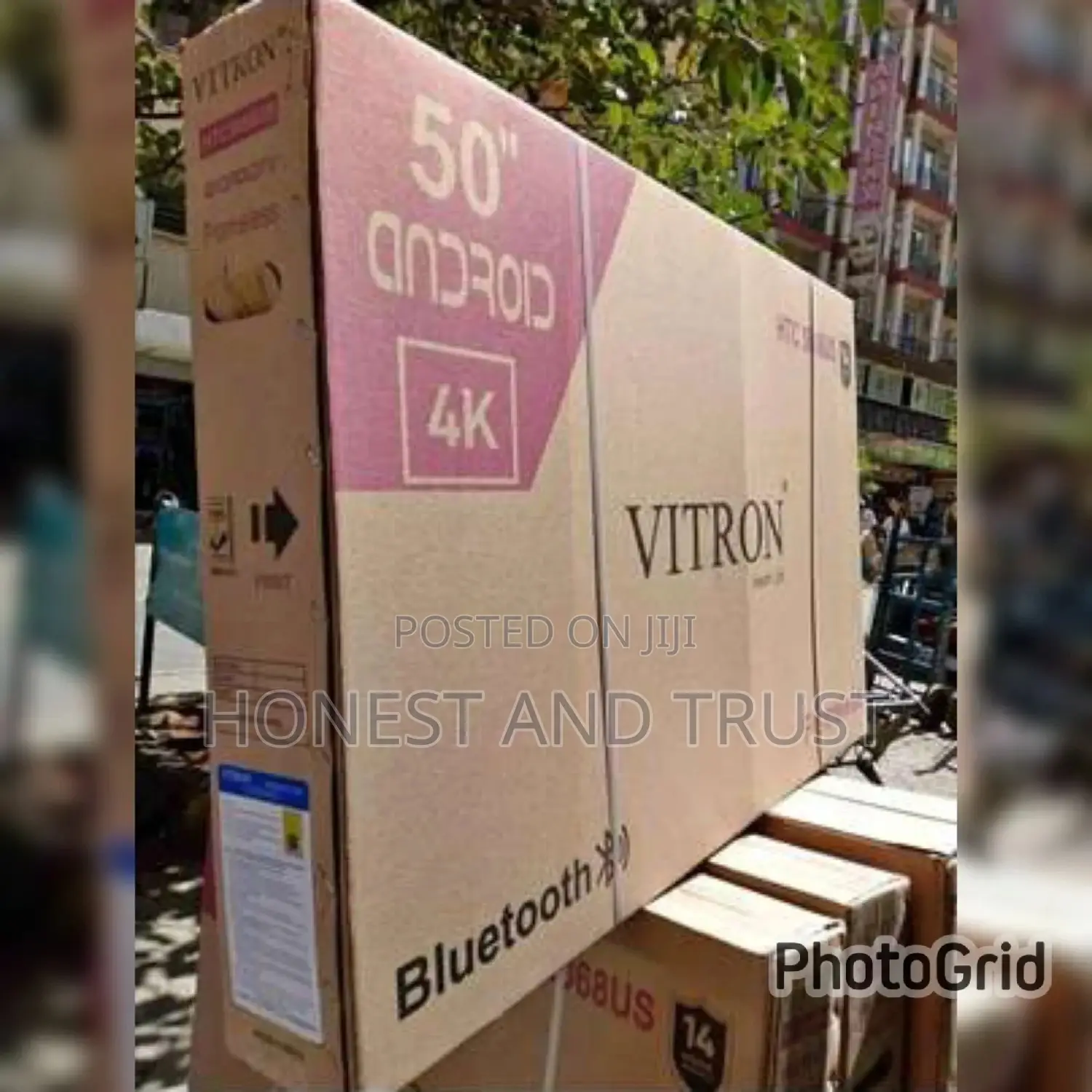 Vitron 50" Inch Frameless Uhd Android Tv Bluetooth