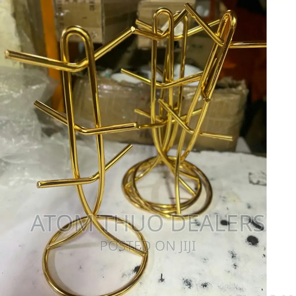Golden Heavy Cup Holder