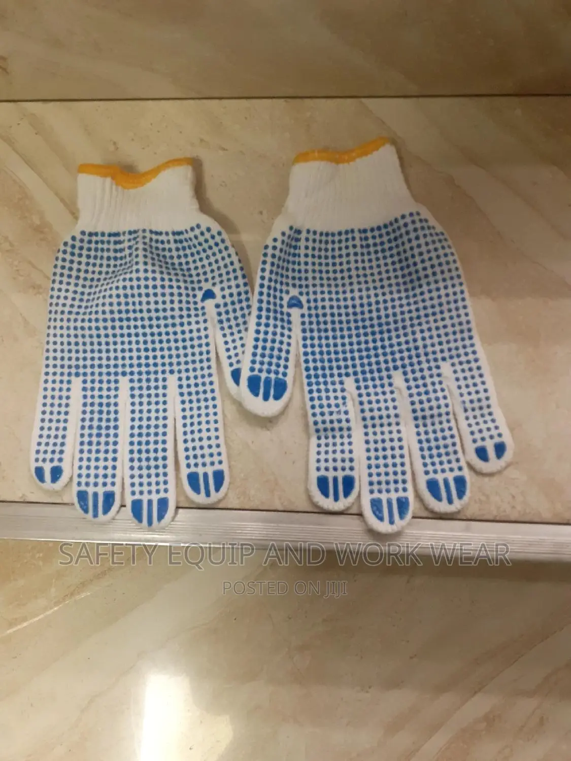 Buy Single Side Cotton Dotted Gloves