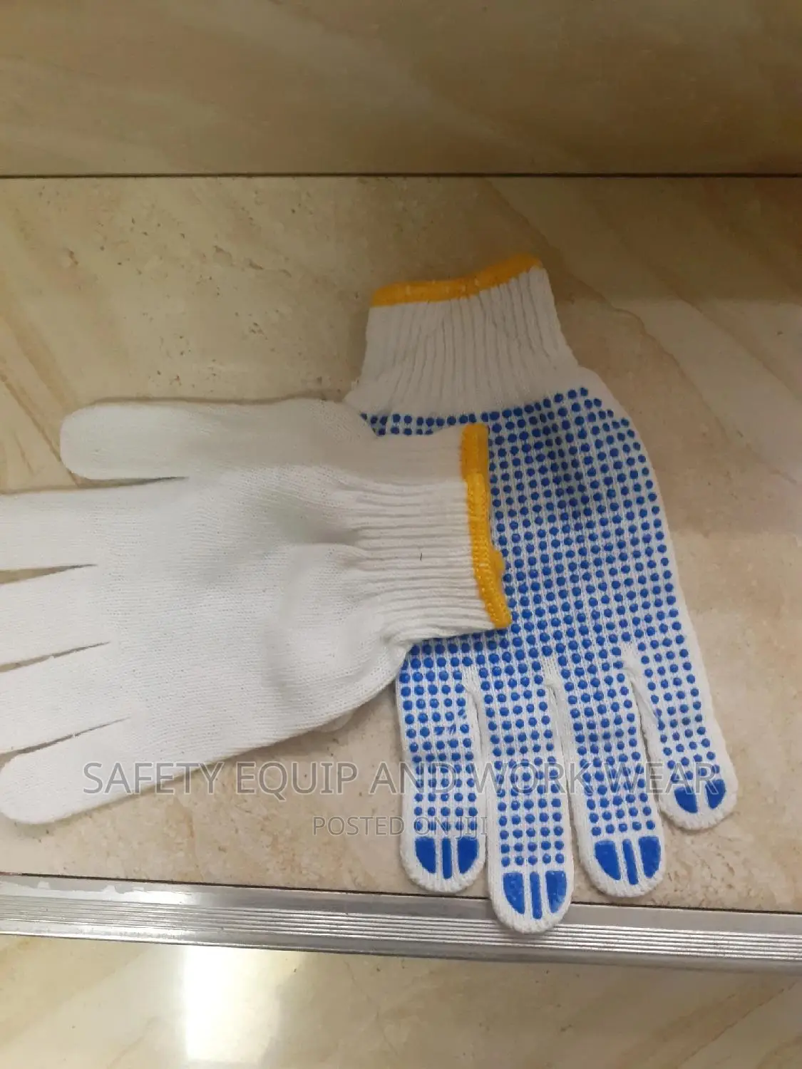 Buy Cotton Dotted Gloves For General Work