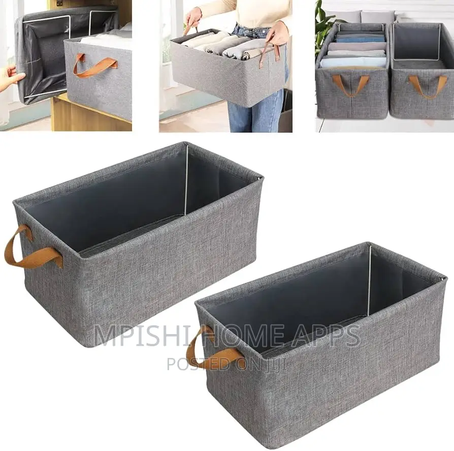 Foldable Clothes Storage Bag / Laundry Bin 47x29x20cm