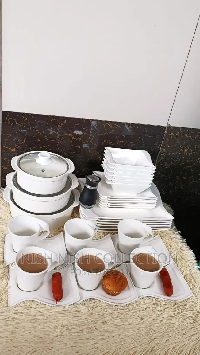 37 Piece Trendy Dinner Set