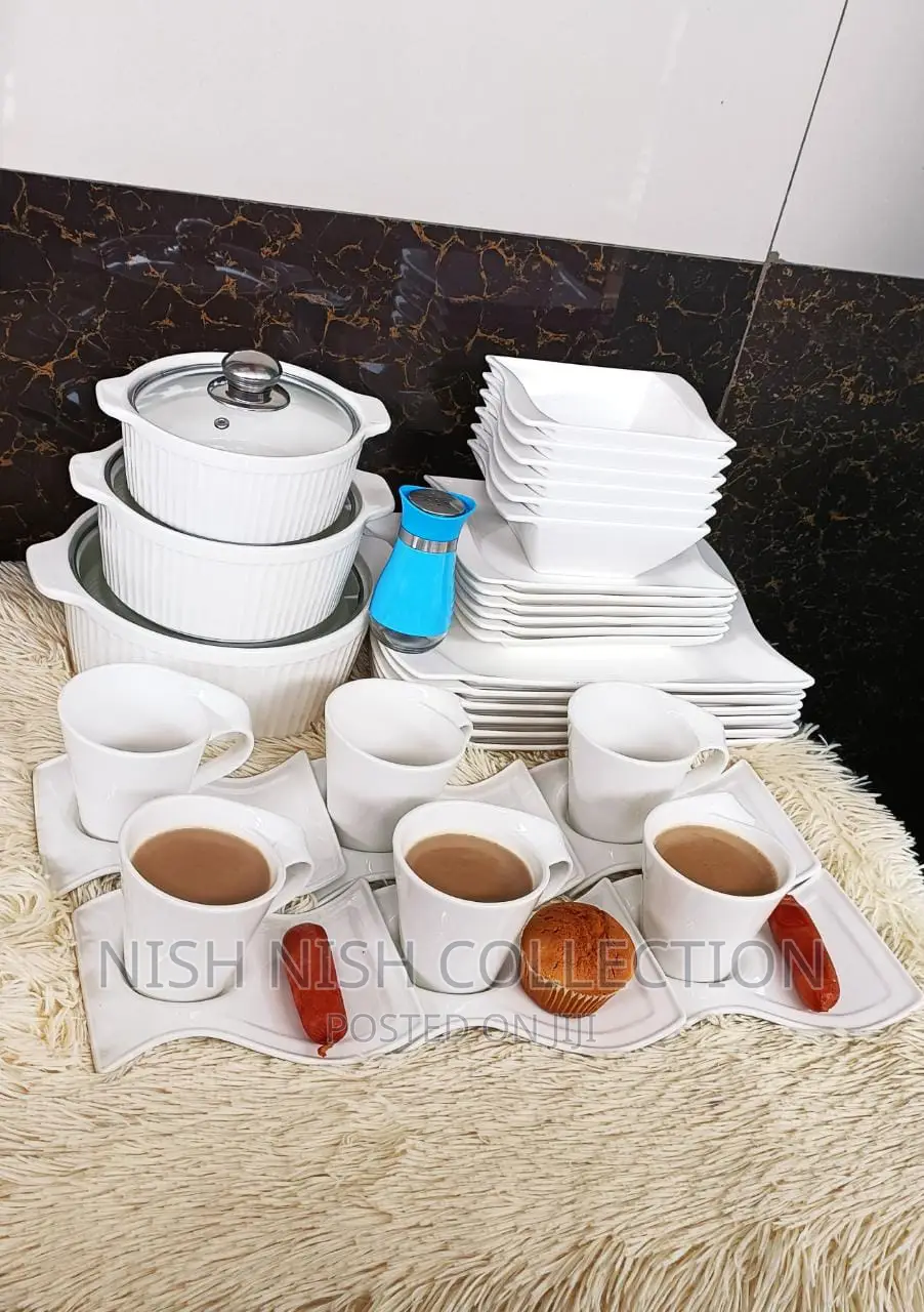 37 Piece Trendy Dinner Set