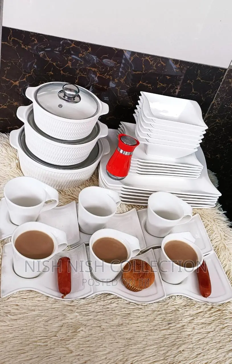 37 Piece Trendy Dinner Set