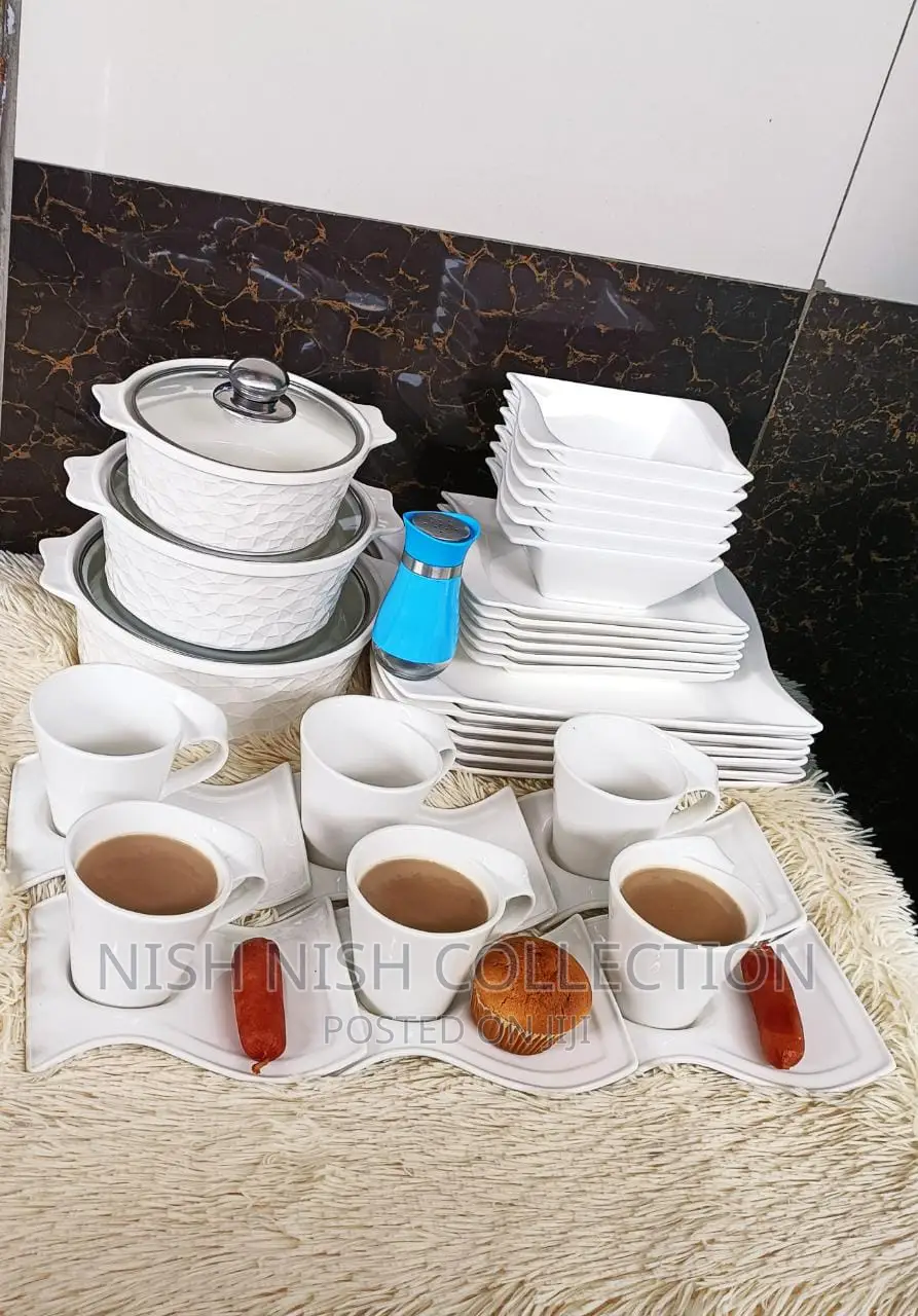 37 Piece Trendy Dinner Set