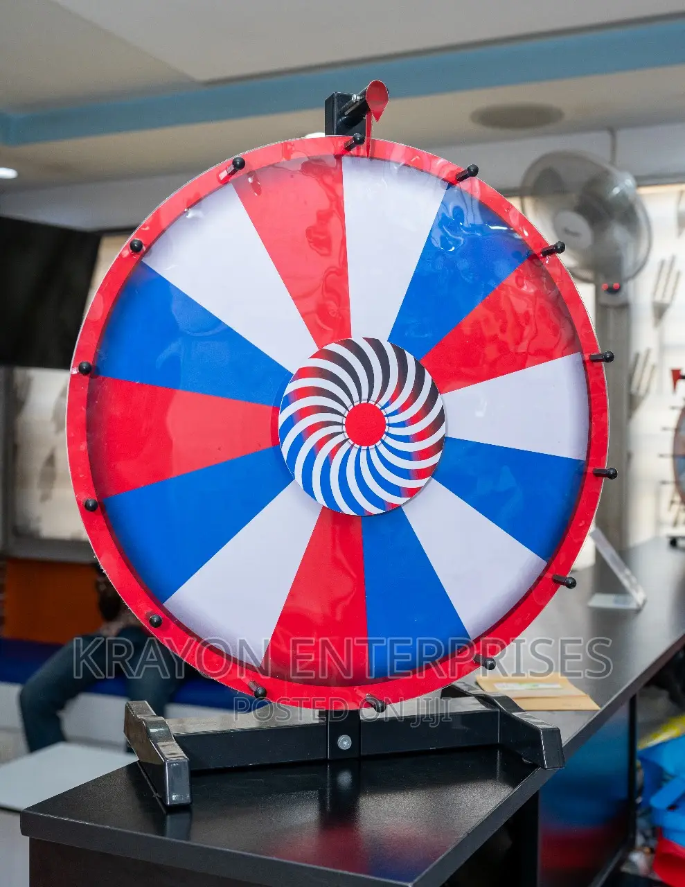 Wipeable Table Spin Wheel