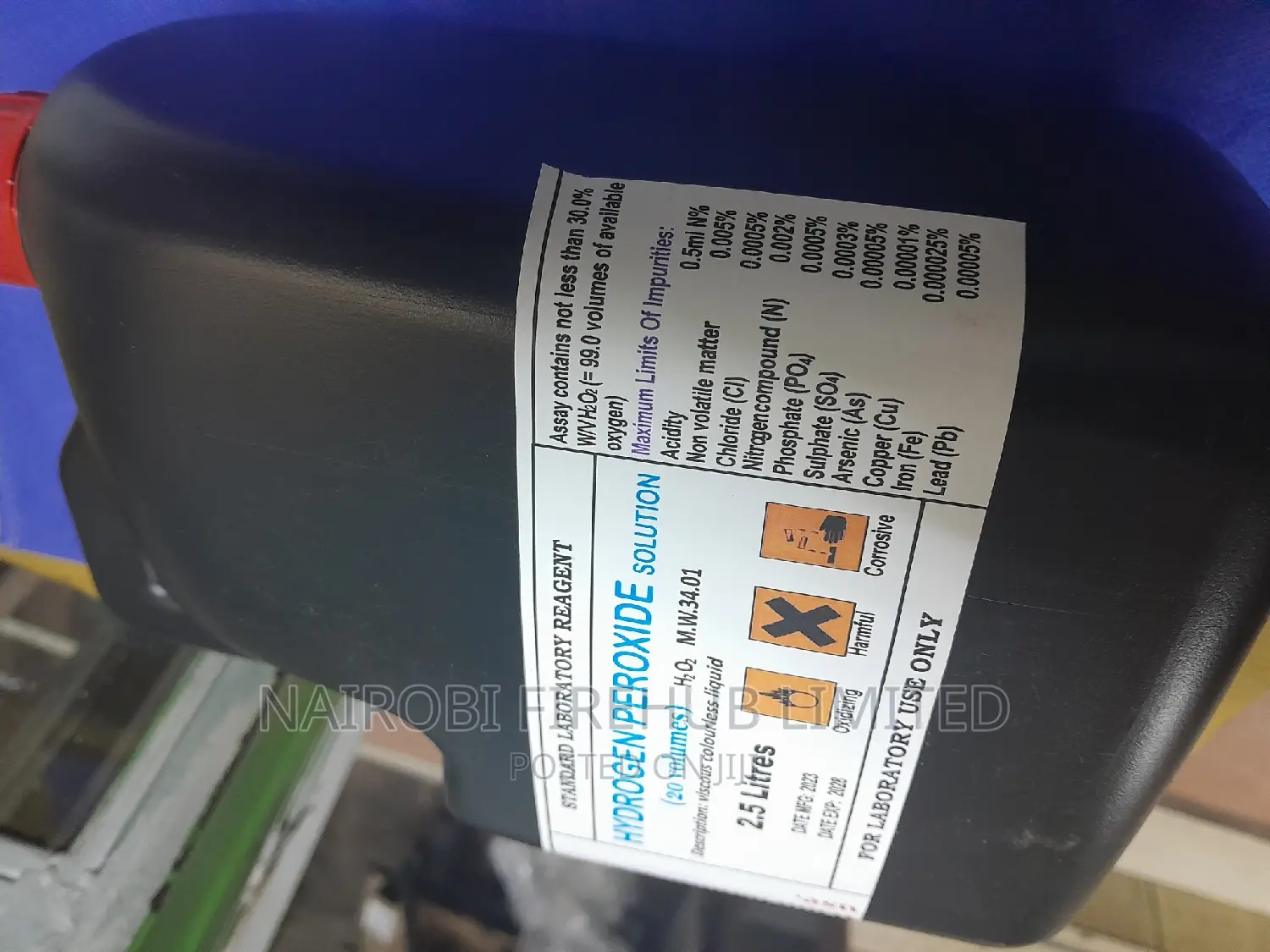 Hydrogen Peroxide for School Laboratory Chemicals