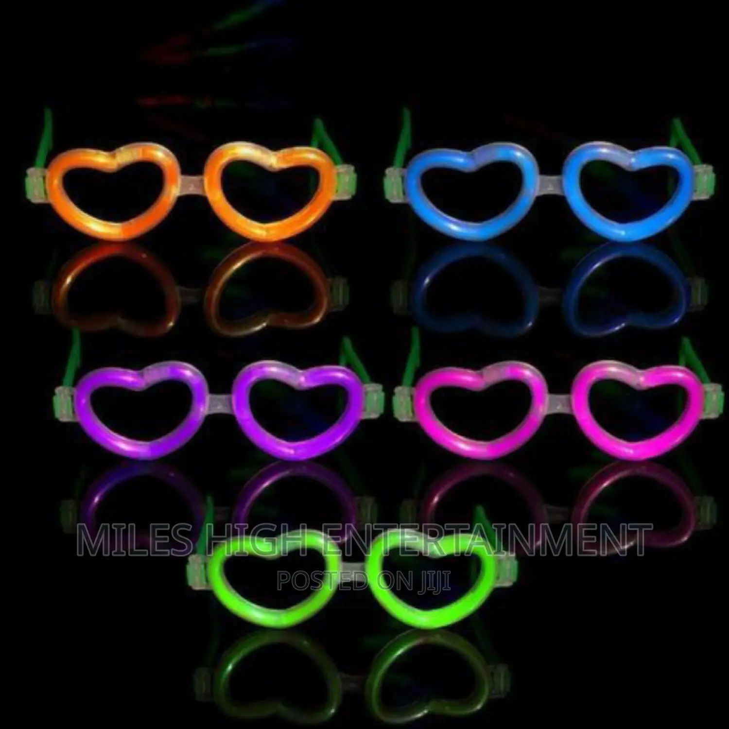 Neon Glasses Glow in the Dark