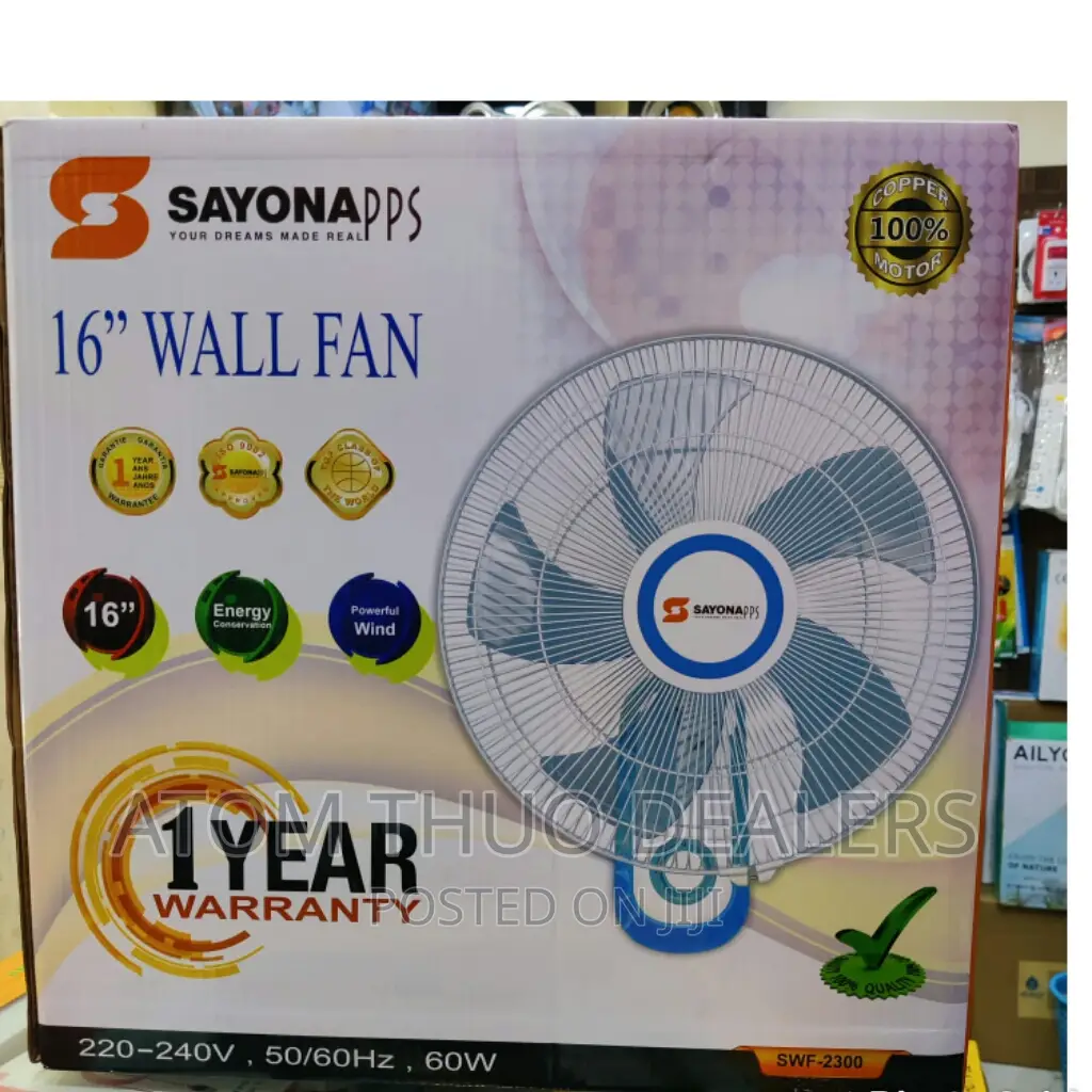 Sayona Wal Fan 16 Inches SWF-2300